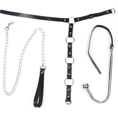 EverydayUse Anal with 5853 Kinky Collar Leash and Hook 0802
